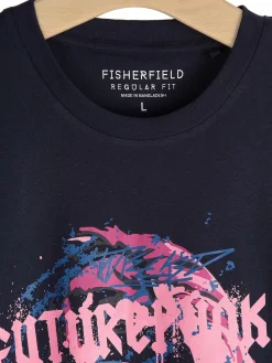 GATE Bawełniana koszulka z nadrukiem| Koszulki·Koszulki ☀️|Koszulki·Koszulki Z Nadrukiem