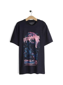 GATE Bawełniana koszulka z nadrukiem| Koszulki·Koszulki ☀️|Koszulki·Koszulki Z Nadrukiem