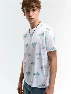 GATE Bawełniana koszulka z nadrukiem| Koszulki·Koszulki ☀️