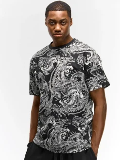 GATE Bawełniana koszulka z nadrukiem| Koszulki·Koszulki ☀️