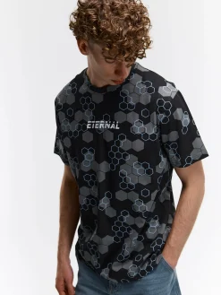 GATE Bawełniana koszulka z nadrukiem| Koszulki·Koszulki ☀️|Koszulki·Koszulki Z Nadrukiem