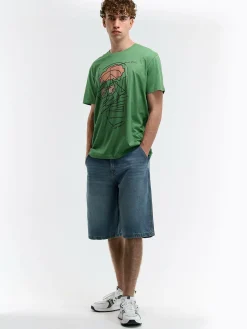 GATE Bawełniana koszulka z nadrukiem| Koszulki·Koszulki ☀️|Koszulki·Koszulki Z Nadrukiem