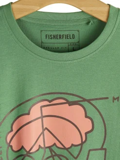 GATE Bawełniana koszulka z nadrukiem| Koszulki·Koszulki ☀️|Koszulki·Koszulki Z Nadrukiem