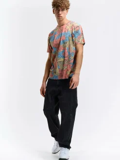 GATE Bawełniana koszulka z nadrukiem| Koszulki·Koszulki ☀️|Koszulki·Koszulki Z Nadrukiem