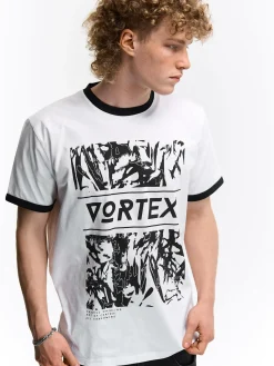 GATE Bawełniana koszulka z nadrukiem| Koszulki·Koszulki ☀️|Koszulki·Koszulki Z Nadrukiem