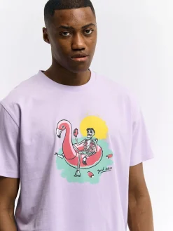 GATE Bawełniana koszulka z nadrukiem| Koszulki·Koszulki ☀️|Koszulki·Koszulki Z Nadrukiem