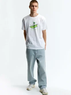 GATE Bawełniana koszulka z nadrukiem| Koszulki·Koszulki ☀️|Koszulki·Koszulki Z Nadrukiem