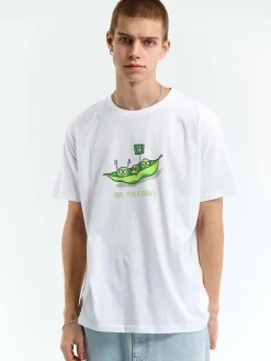 GATE Bawełniana koszulka z nadrukiem| Koszulki·Koszulki ☀️|Koszulki·Koszulki Z Nadrukiem