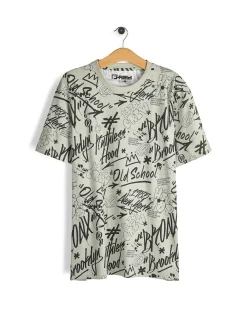 GATE Bawełniana koszulka z nadrukiem| Koszulki·Koszulki ☀️|Koszulki·Koszulki Z Nadrukiem