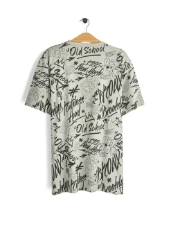 GATE Bawełniana koszulka z nadrukiem| Koszulki·Koszulki ☀️|Koszulki·Koszulki Z Nadrukiem