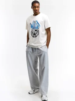 GATE Bawełniana koszulka z nadrukiem| Koszulki·Koszulki ☀️|Koszulki·Koszulki Z Nadrukiem