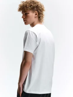 GATE Bawełniana koszulka z nadrukiem| Koszulki·Koszulki ☀️|Koszulki·Koszulki Z Nadrukiem