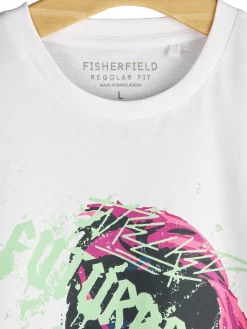 GATE Bawełniana koszulka z nadrukiem| Koszulki·Koszulki ☀️|Koszulki·Koszulki Z Nadrukiem