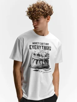 GATE Bawełniana koszulka z nadrukiem| Koszulki·Koszulki ☀️|Koszulki·Koszulki Z Nadrukiem