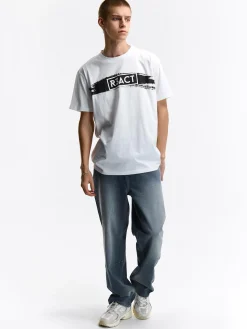 GATE Bawełniana koszulka z nadrukiem| Koszulki·Koszulki ☀️|Koszulki·Koszulki Z Nadrukiem