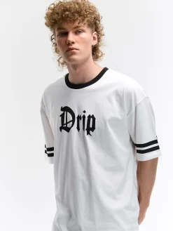 GATE Bawełniana koszulka z nadrukiem| Koszulki·Koszulki ☀️|Koszulki·Koszulki Z Nadrukiem