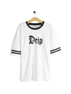 GATE Bawełniana koszulka z nadrukiem| Koszulki·Koszulki ☀️|Koszulki·Koszulki Z Nadrukiem