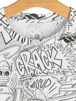 GATE Bawełniana koszulka z nadrukiem| Koszulki·Koszulki ☀️|Koszulki·Koszulki Z Nadrukiem