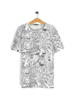 GATE Bawełniana koszulka z nadrukiem| Koszulki·Koszulki ☀️|Koszulki·Koszulki Z Nadrukiem