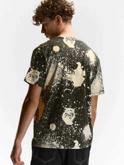 GATE Bawełniana koszulka z nadrukiem| Koszulki·Koszulki ☀️|Koszulki·Koszulki Z Nadrukiem