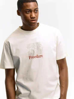 GATE Bawełniana koszulka z nadrukiem| Koszulki·Koszulki ☀️|Koszulki·Koszulki Z Nadrukiem