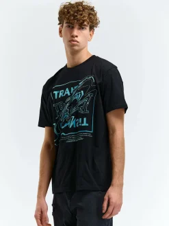 GATE Bawełniana koszulka z nadrukiem| Koszulki·Koszulki ☀️|Koszulki·Koszulki Z Nadrukiem