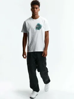 GATE Bawełniana koszulka z nadrukiem| Koszulki·Koszulki ☀️|Koszulki·Koszulki Z Nadrukiem