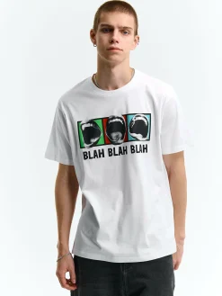 GATE Bawełniana koszulka z nadrukiem| Koszulki·Koszulki ☀️|Koszulki·Koszulki Z Nadrukiem