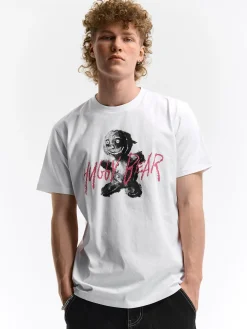 GATE Bawełniana koszulka z nadrukiem| Koszulki·Koszulki ☀️|Koszulki·Koszulki Z Nadrukiem