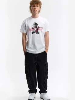 GATE Bawełniana koszulka z nadrukiem| Koszulki·Koszulki ☀️|Koszulki·Koszulki Z Nadrukiem