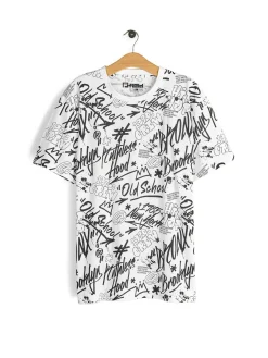 GATE Bawełniana koszulka z nadrukiem| Koszulki·Koszulki ☀️|Koszulki·Koszulki Z Nadrukiem