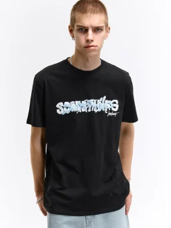 GATE Bawełniana koszulka z nadrukiem| Koszulki·Koszulki ☀️|Koszulki·Koszulki Z Nadrukiem