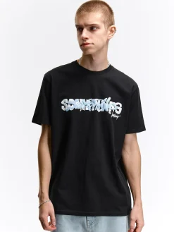 GATE Bawełniana koszulka z nadrukiem| Koszulki·Koszulki ☀️|Koszulki·Koszulki Z Nadrukiem