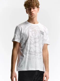 GATE Bawełniana koszulka z nadrukiem| Koszulki·Koszulki ☀️|Koszulki·Koszulki Z Nadrukiem