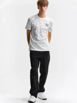 GATE Bawełniana koszulka z nadrukiem| Koszulki·Koszulki ☀️|Koszulki·Koszulki Z Nadrukiem