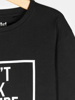 GATE Bawełniana koszulka z nadrukiem| Koszulki·Koszulki ☀️|Koszulki·Koszulki Z Nadrukiem