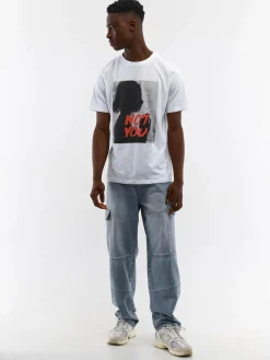 GATE Bawełniana koszulka z nadrukiem| Koszulki·Koszulki ☀️|Koszulki·Koszulki Z Nadrukiem