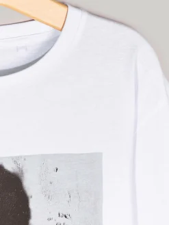 GATE Bawełniana koszulka z nadrukiem| Koszulki·Koszulki ☀️|Koszulki·Koszulki Z Nadrukiem