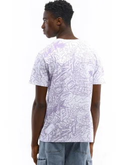 GATE Bawełniana koszulka z nadrukiem| Koszulki·Koszulki ☀️|Koszulki·Koszulki Z Nadrukiem