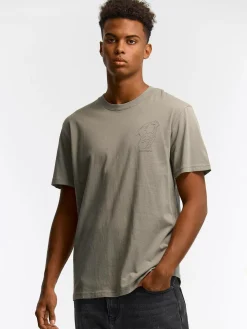 GATE Bawełniana koszulka z nadrukiem| Koszulki·Koszulki ☀️|Koszulki·Koszulki Z Nadrukiem