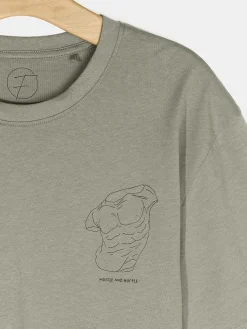 GATE Bawełniana koszulka z nadrukiem| Koszulki·Koszulki ☀️|Koszulki·Koszulki Z Nadrukiem