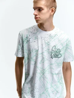 GATE Bawełniana koszulka z nadrukiem| Koszulki·Koszulki ☀️|Koszulki·Koszulki Z Nadrukiem