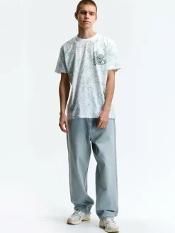 GATE Bawełniana koszulka z nadrukiem| Koszulki·Koszulki ☀️|Koszulki·Koszulki Z Nadrukiem