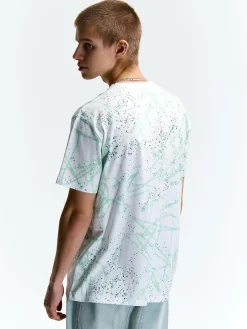 GATE Bawełniana koszulka z nadrukiem| Koszulki·Koszulki ☀️|Koszulki·Koszulki Z Nadrukiem