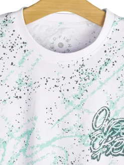 GATE Bawełniana koszulka z nadrukiem| Koszulki·Koszulki ☀️|Koszulki·Koszulki Z Nadrukiem