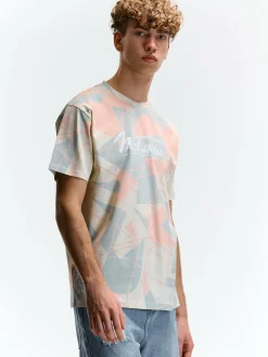 GATE Bawełniana koszulka z nadrukiem| Koszulki·Koszulki ☀️|Koszulki·Koszulki Z Nadrukiem