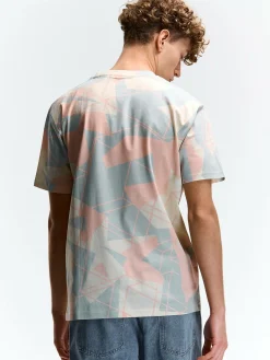 GATE Bawełniana koszulka z nadrukiem| Koszulki·Koszulki ☀️|Koszulki·Koszulki Z Nadrukiem