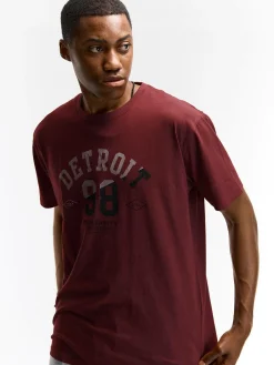 GATE Bawełniana koszulka z nadrukiem| Koszulki·Koszulki ☀️|Koszulki·Koszulki Z Nadrukiem