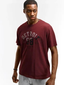 GATE Bawełniana koszulka z nadrukiem| Koszulki·Koszulki ☀️|Koszulki·Koszulki Z Nadrukiem