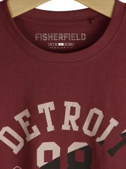 GATE Bawełniana koszulka z nadrukiem| Koszulki·Koszulki ☀️|Koszulki·Koszulki Z Nadrukiem